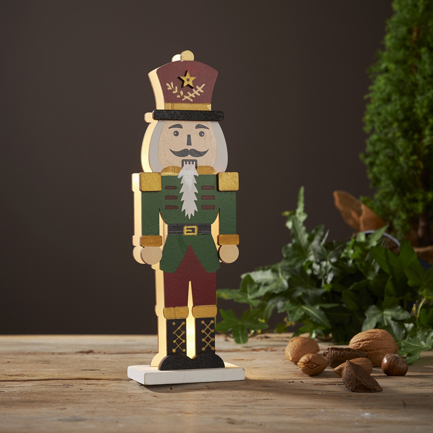 Juledekorasjon Star Trading Nøtteknekker 25 cm