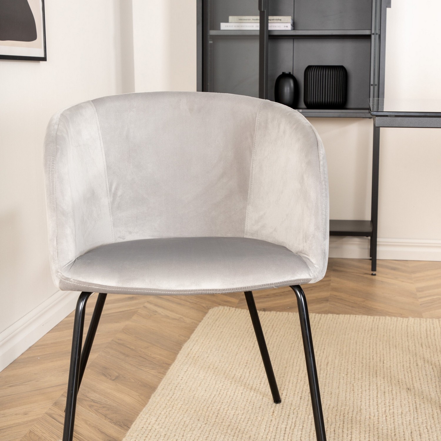 Spisegruppe Venture Home Lund med 6 Bergen Stoler
