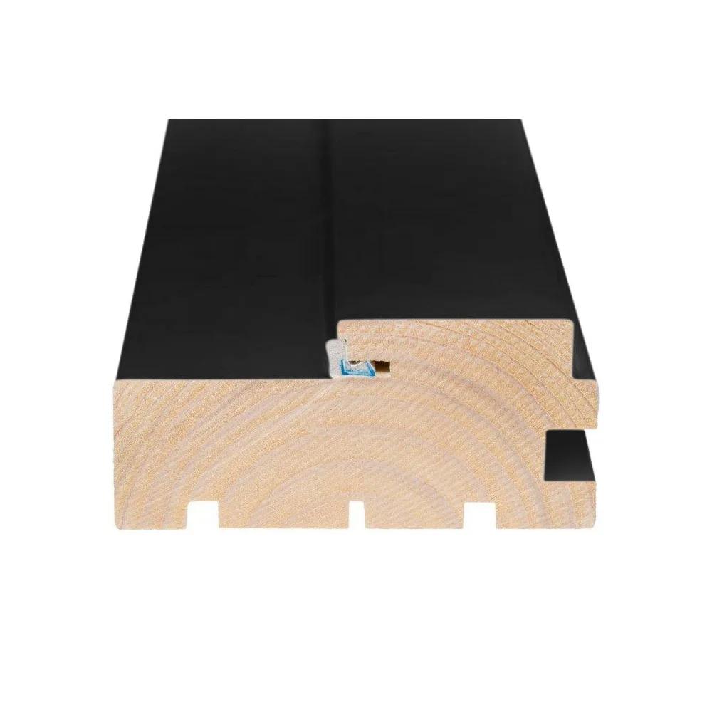 DØR ID TUN 92 KARM SORT 10X21 S D: 92 mm, Sort, 100x210 cm