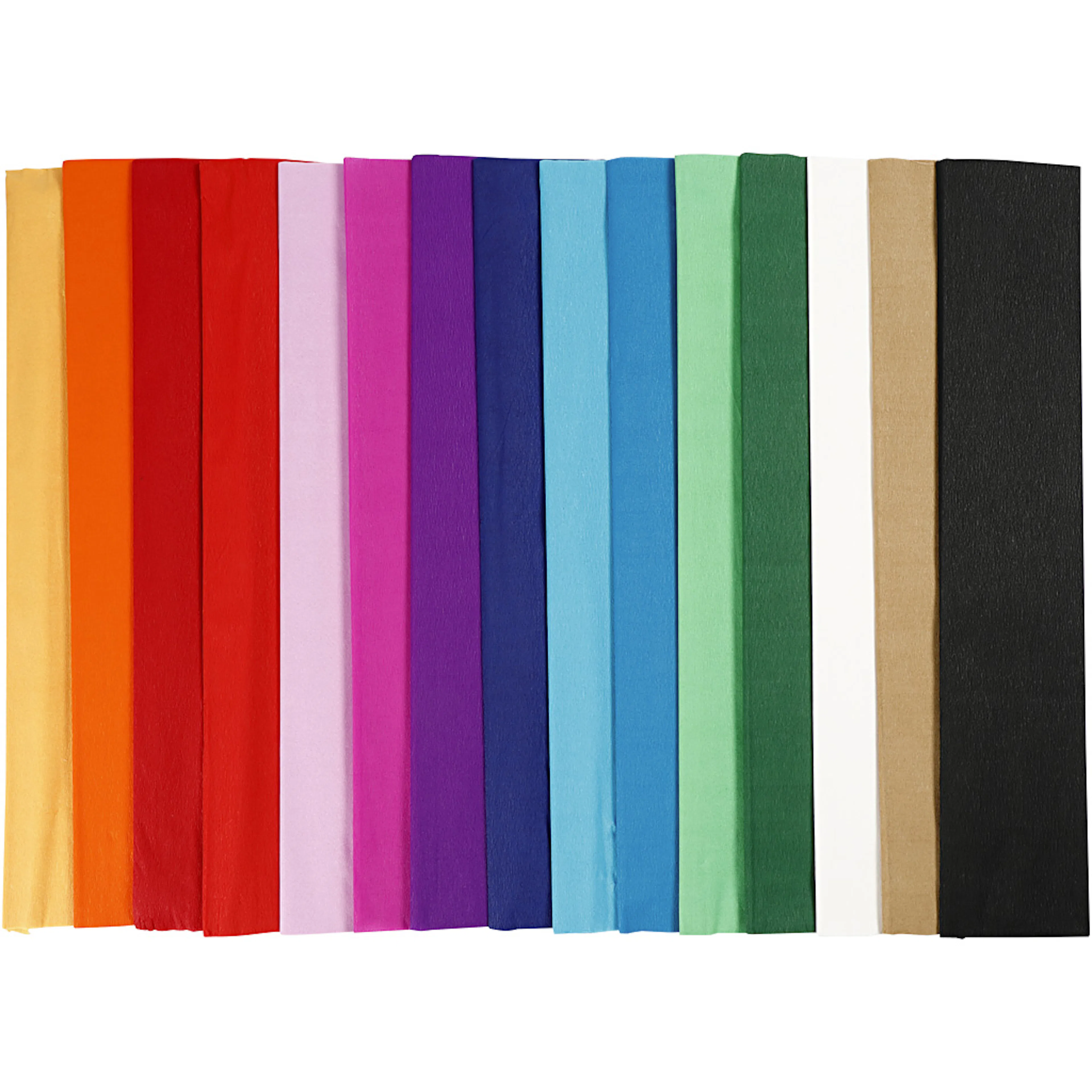 Kreppapir Creativ Company Ass Farger 2,5 m 1 Pk