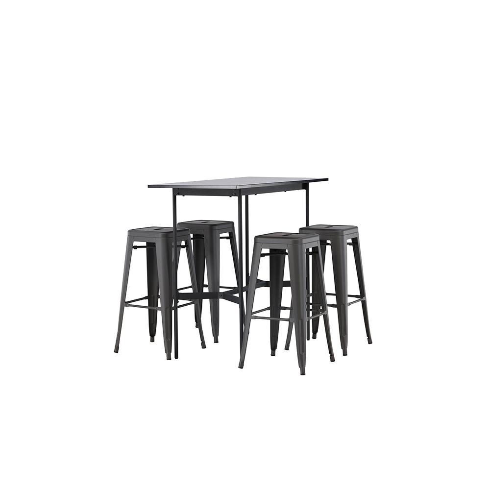 Spisegruppe Venture Home Rax med 4 stk Tempe Stoler