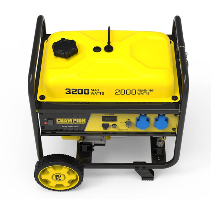 Strømaggregat Champion Generators 3200 Watt Drivstoffdrevet