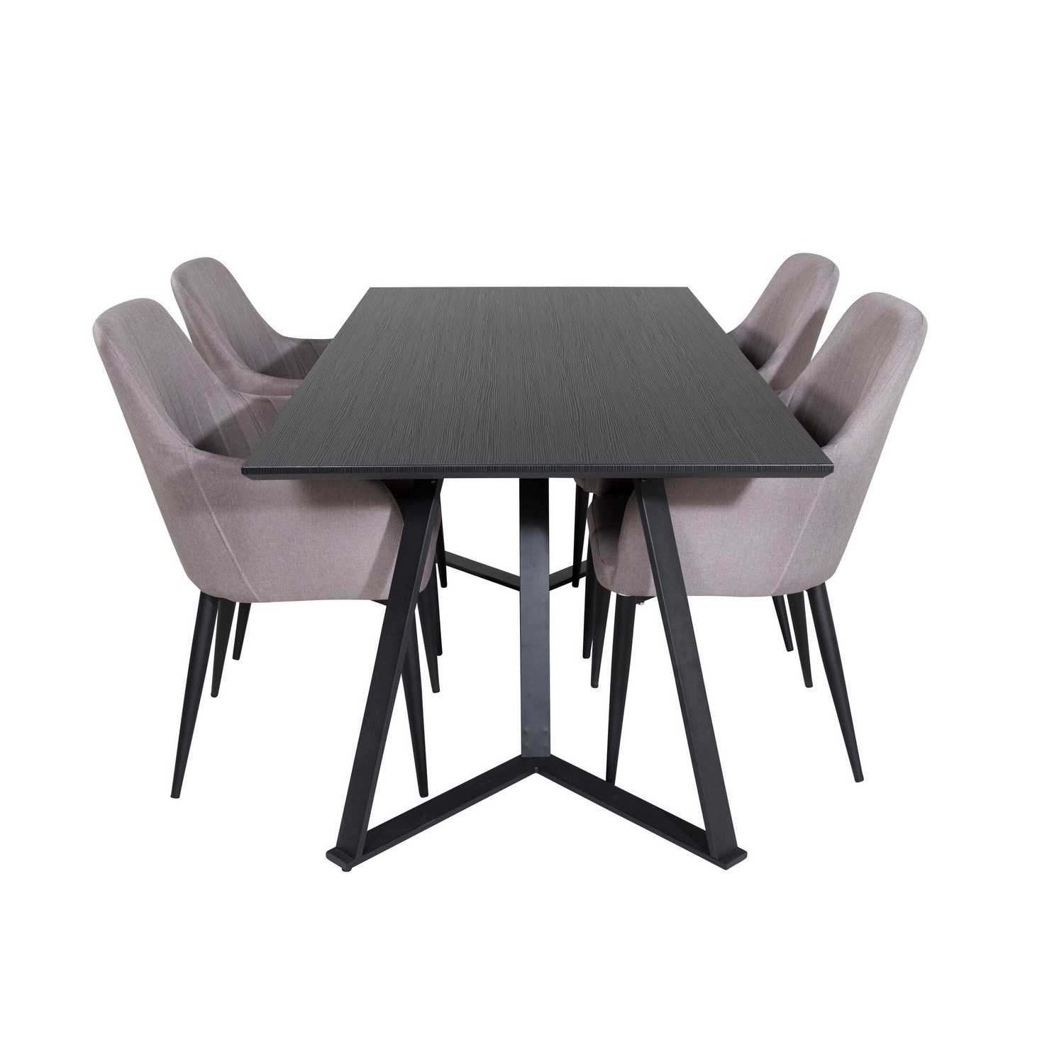 Spisegruppe Venture Home Marina med 4stk Comfort Stoler