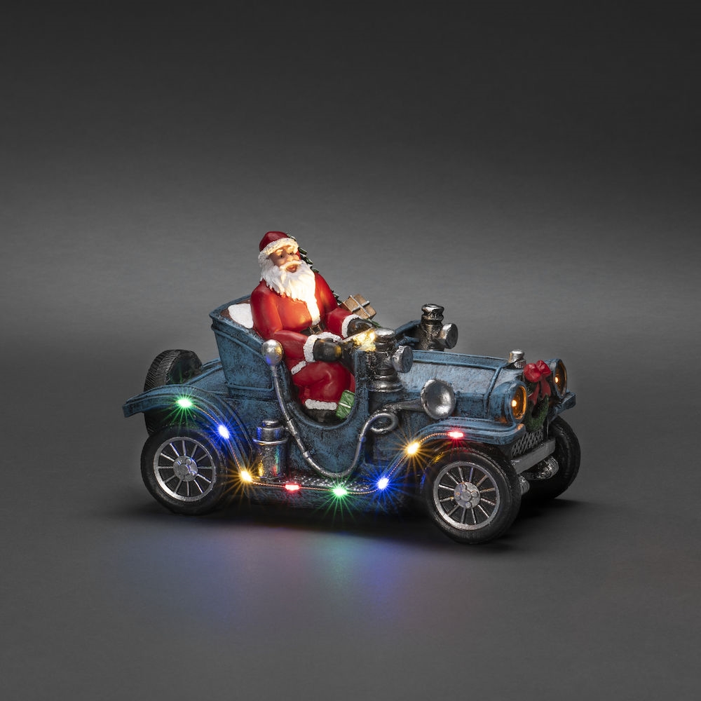 Juleby Gnosjö Konstsmide Nisse i Bil 11 LED