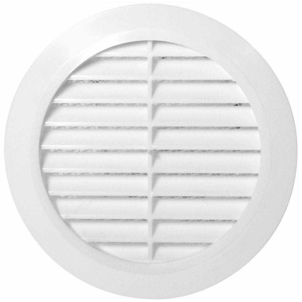 Ventilrist Malmbergs Rund 100 mm Hvit