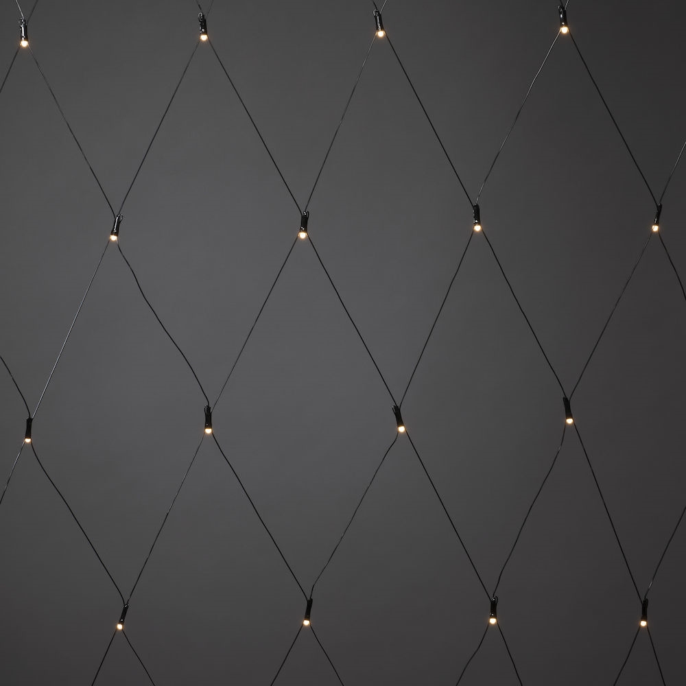 Lyslenke Gnosjö Konstsmide Nett 40 Varmhvit LED 80x80 cm Frostet