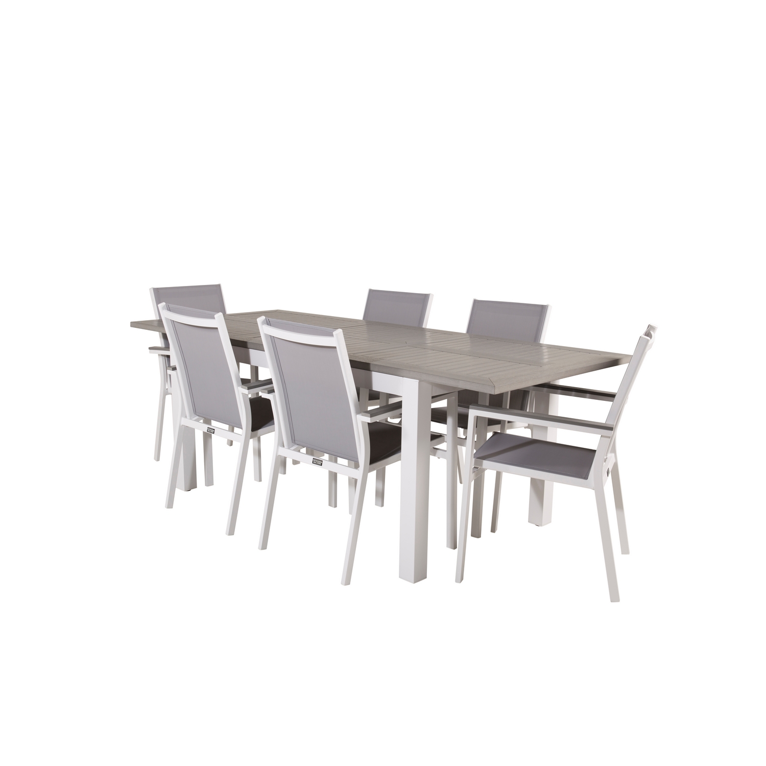 Spisegruppe Venture Home Aleyna 152/210 med 6 Pincy Stoler