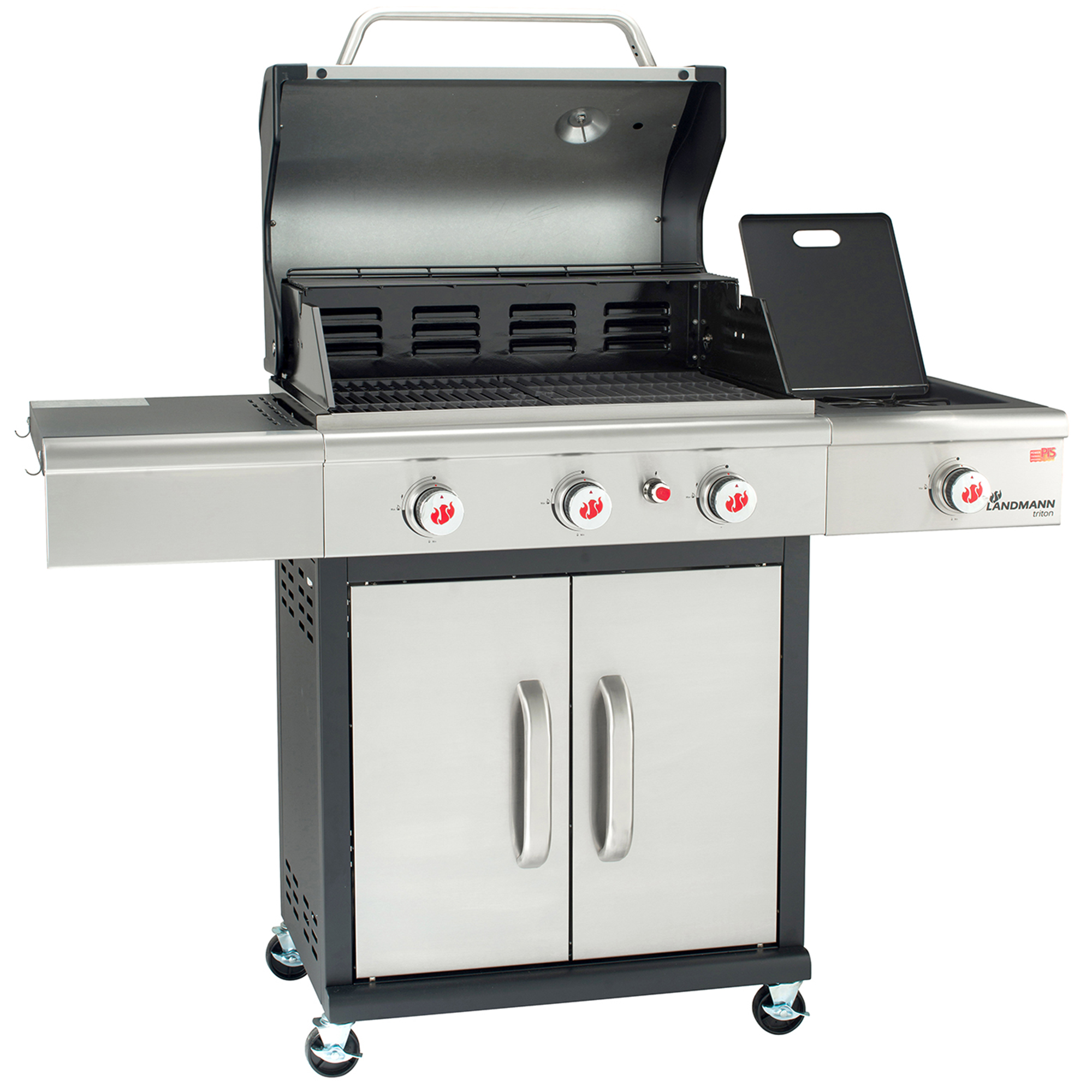 Gassgrill Landmann Triton cooK PTS 3.1 Rustfritt Stål