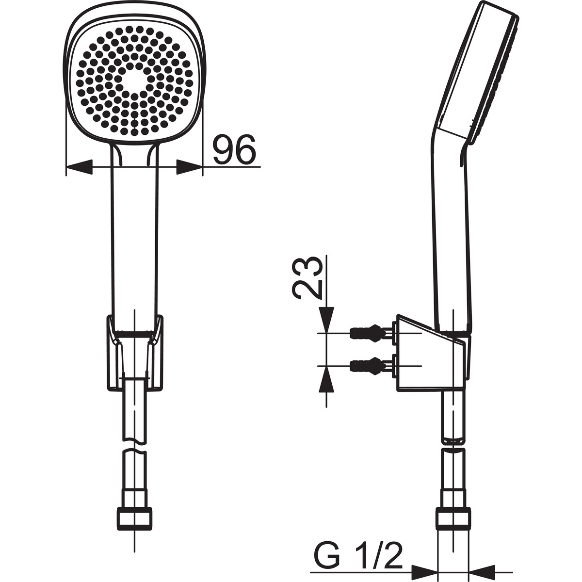 Handdusch Oras Apollo Style 535