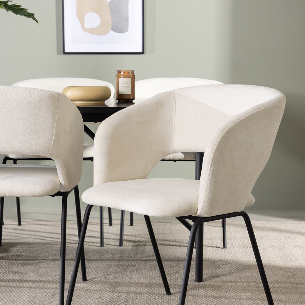 Spisegruppe Venture Home Astrid med 6 Day Stoler