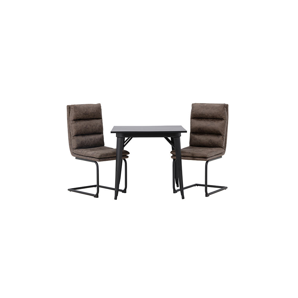 Spisegruppe Venture Home Tempe med 2 stk Zizo Stoler
