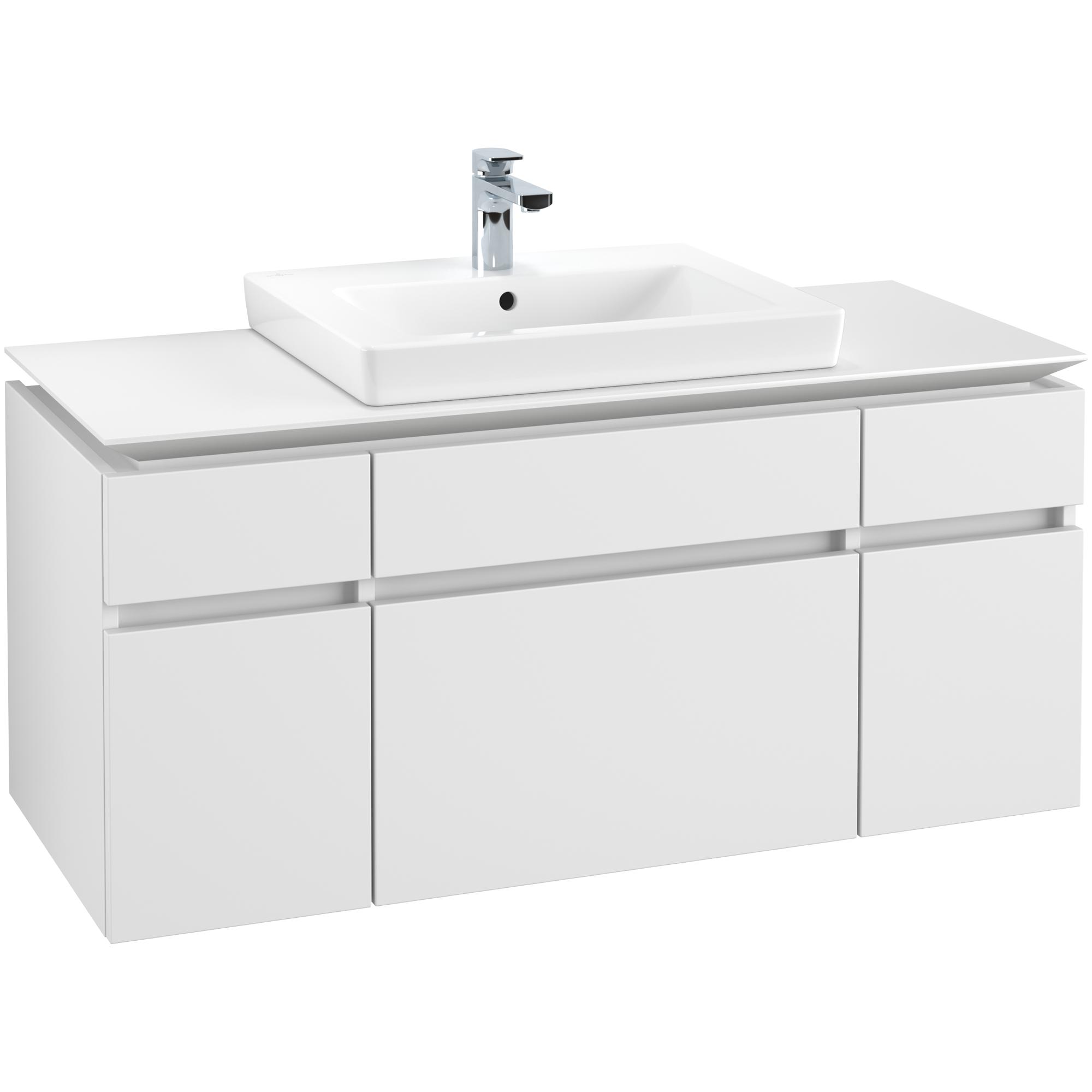 Tvättställsskåp Villeroy & Boch Legato med 5 Lådor för Tvättställ | badrum - badrumsmobler - tvattstallsskap-och-kommod | KakelKungen