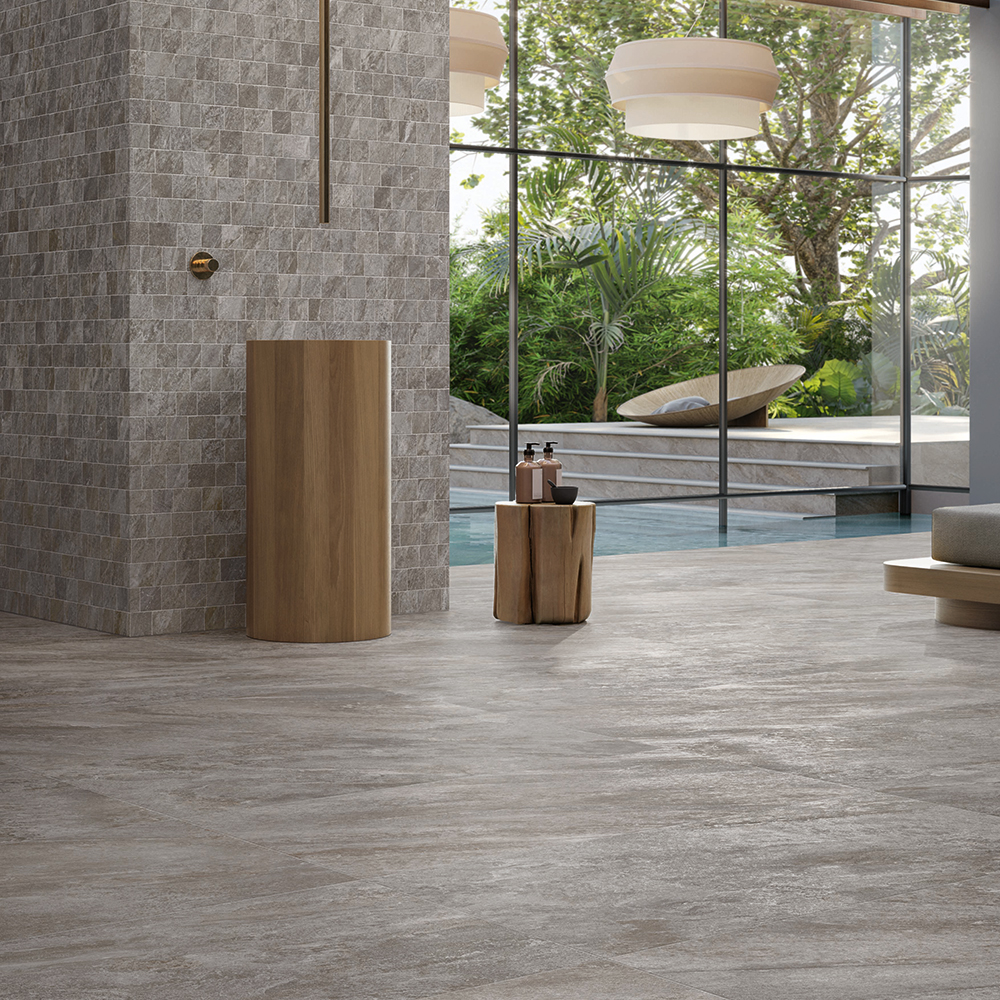 Fliser Lhådös Stone 60x60 cm Mørkegrå