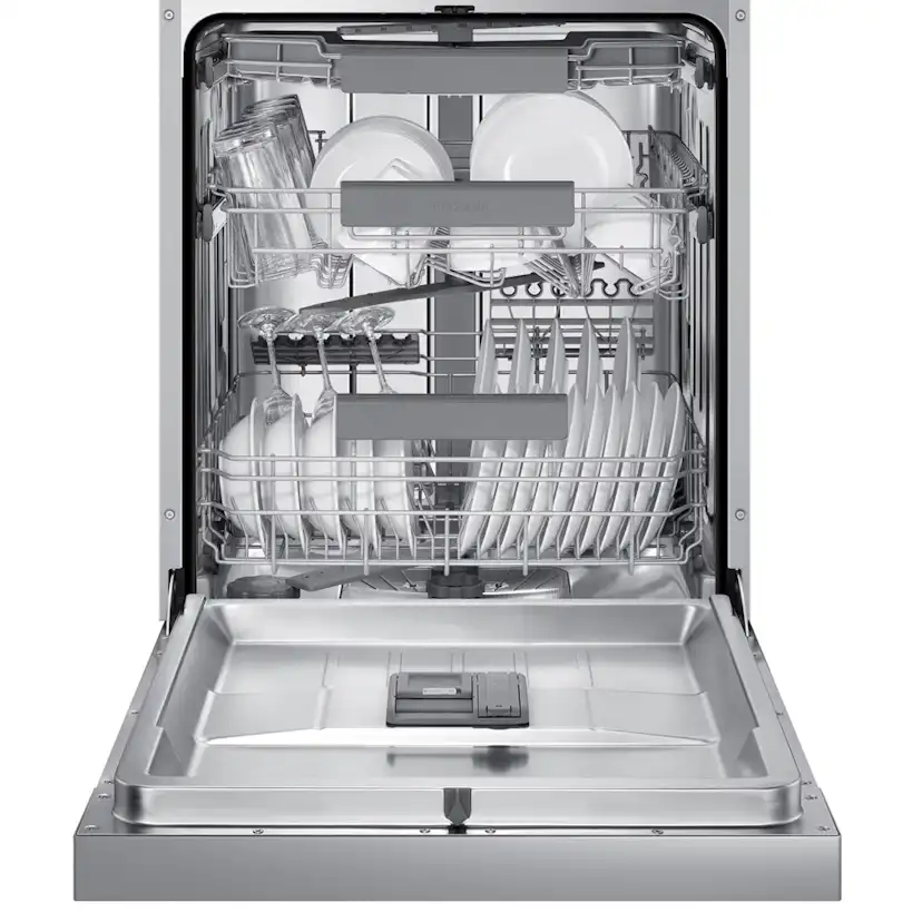 Frittstående Oppvaskmaskin Samsung DW60A6092US/EE Rustfri med Auto Open och Aqua Stop