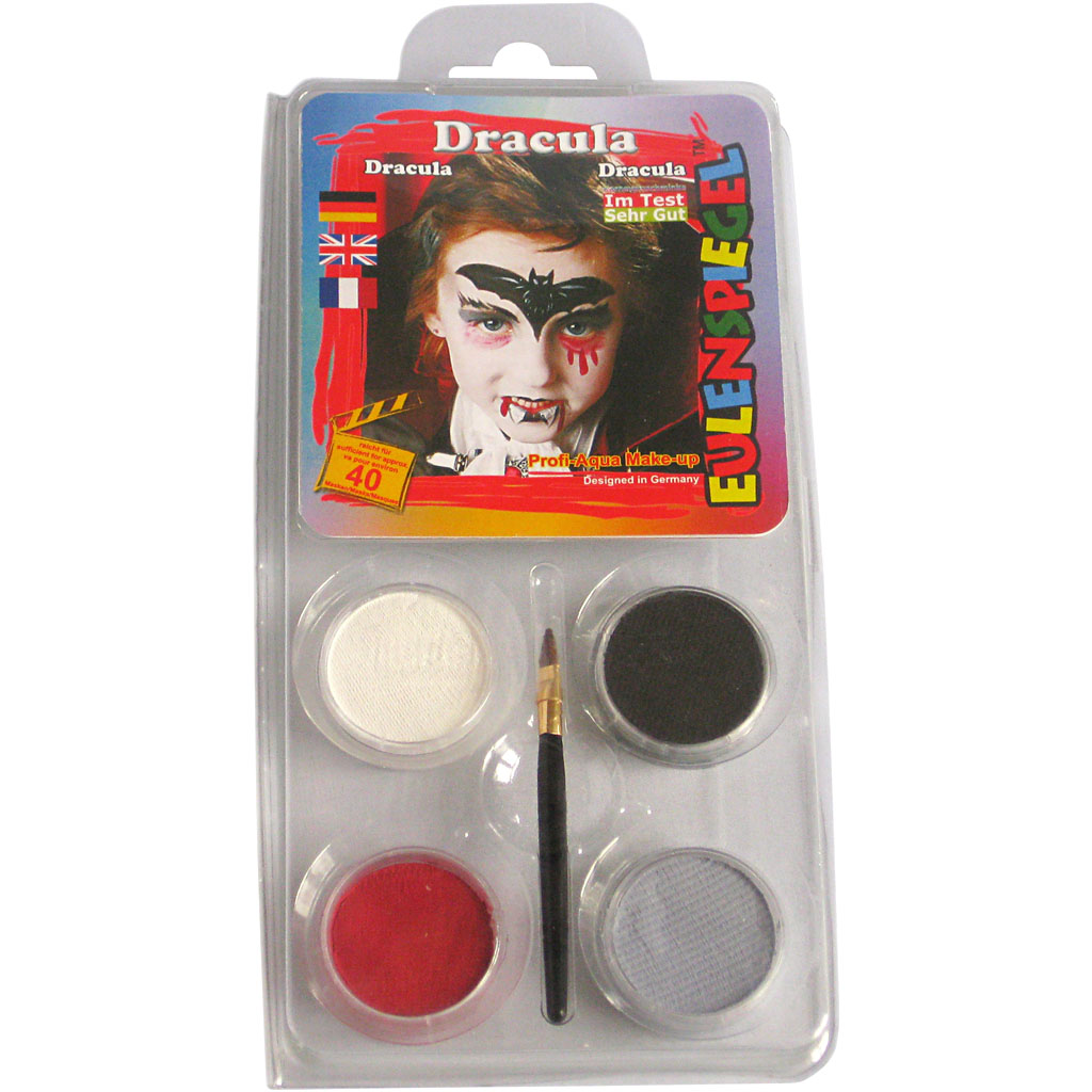 Ansiktsmaling Creativ Company Eulenspiegel Sminkesett Dracula