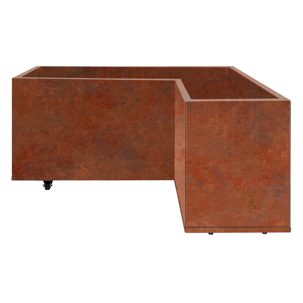 Krukke Skotte Garden Modulär Corten Hjørne