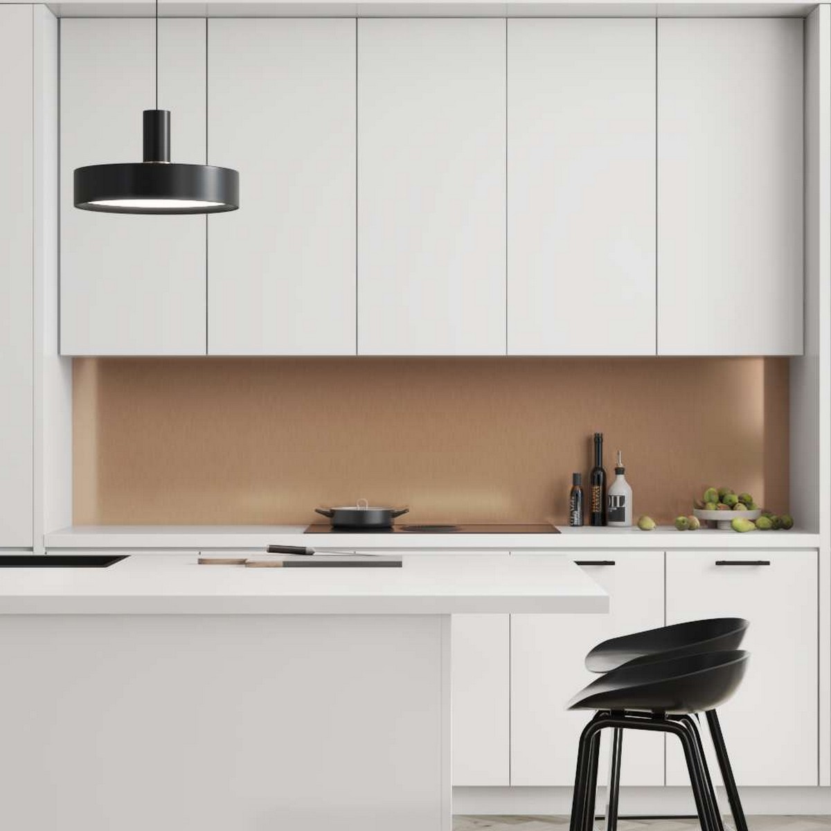 KJØKKENPL 5006-K00 COPPER Lengde: 580 mm