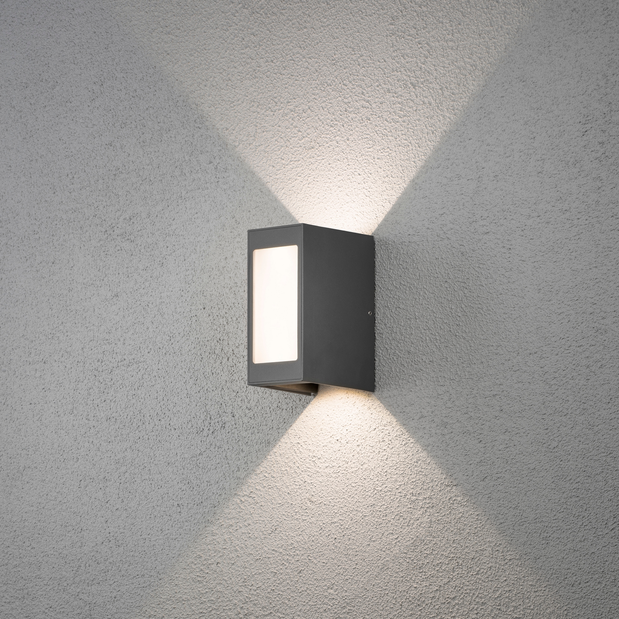 Vegglampe Gnosjö Konstsmide Cremona Opp/Ned/Frem 3X3W High Power LED