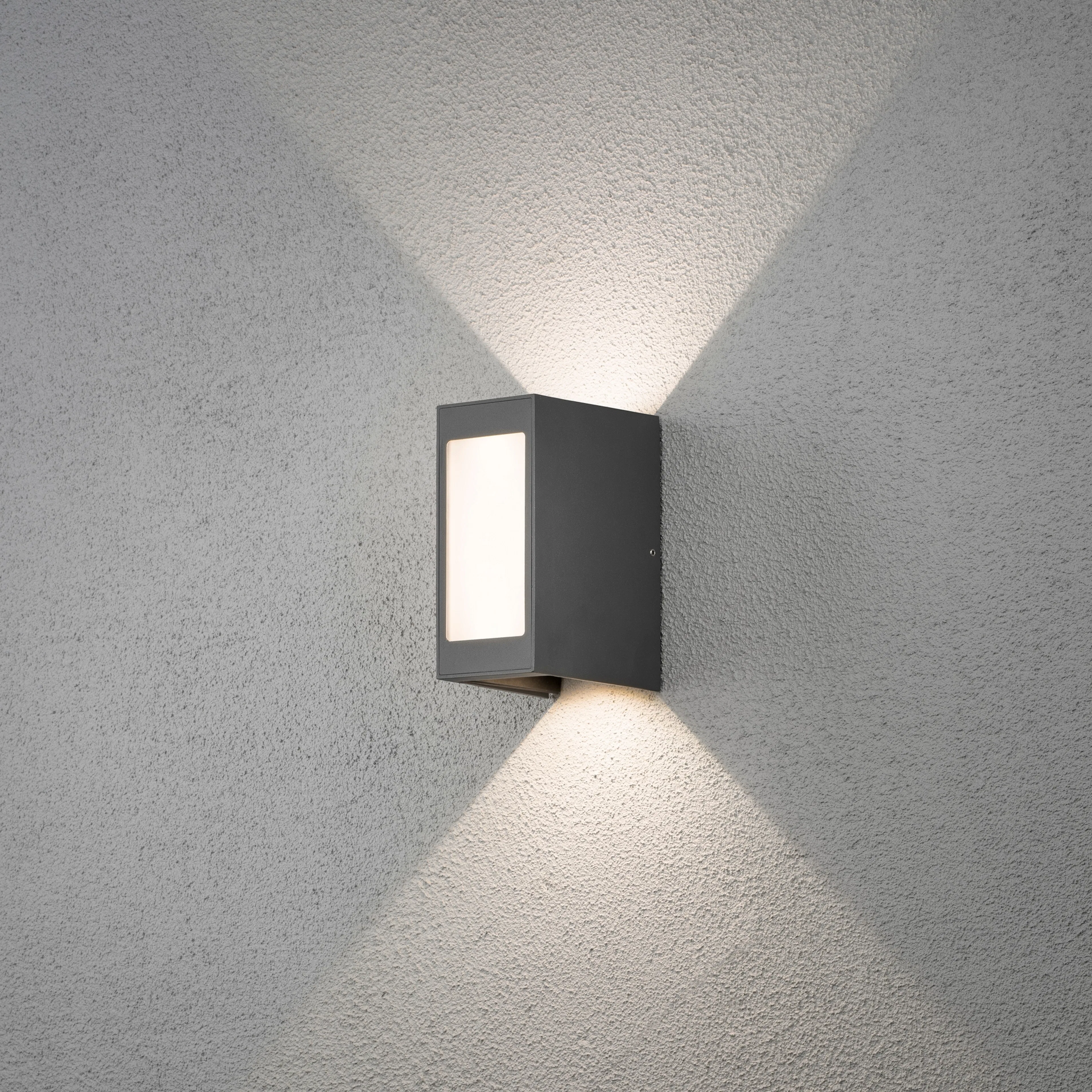 Vegglampe Gnosjö Konstsmide Cremona Opp/Ned/Frem 3X3W High Power LED