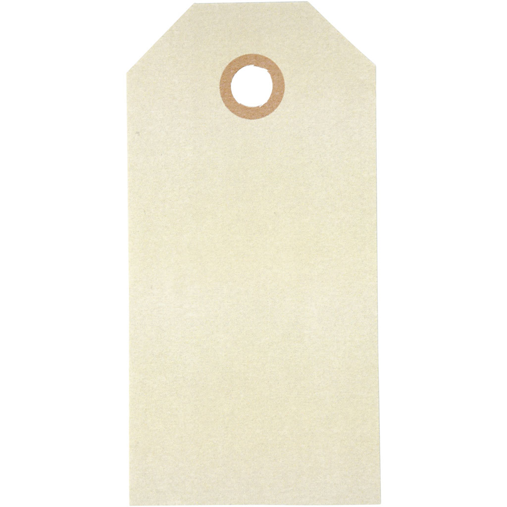 Manillamerker Creativ Company Str 5x10 cm Natur 1 Pk