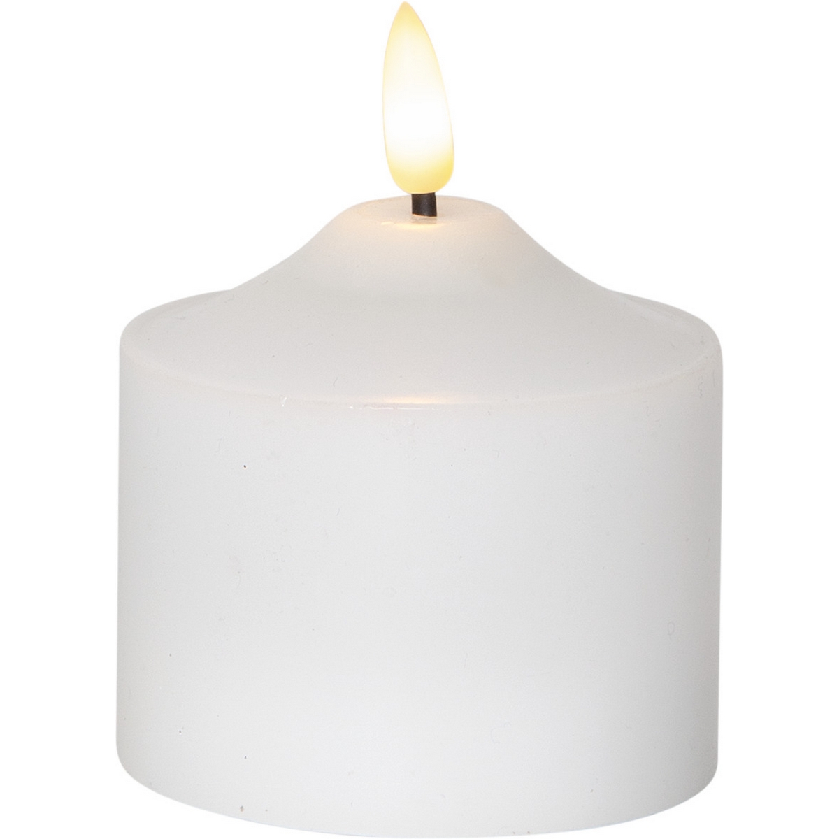 LED Blockljus Flamme 95 mm