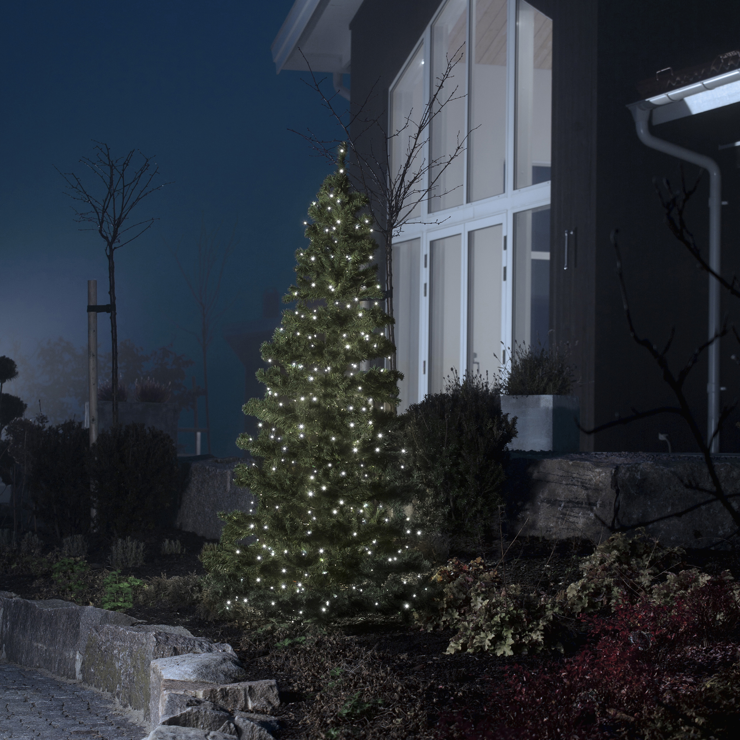 Lyslenke Gnosjö Konstsmide 100L med Split Hvit LED