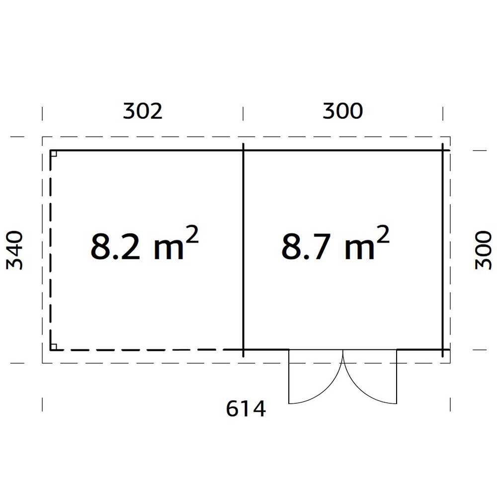 Gjestehytte Palmako Ella 16,8M2