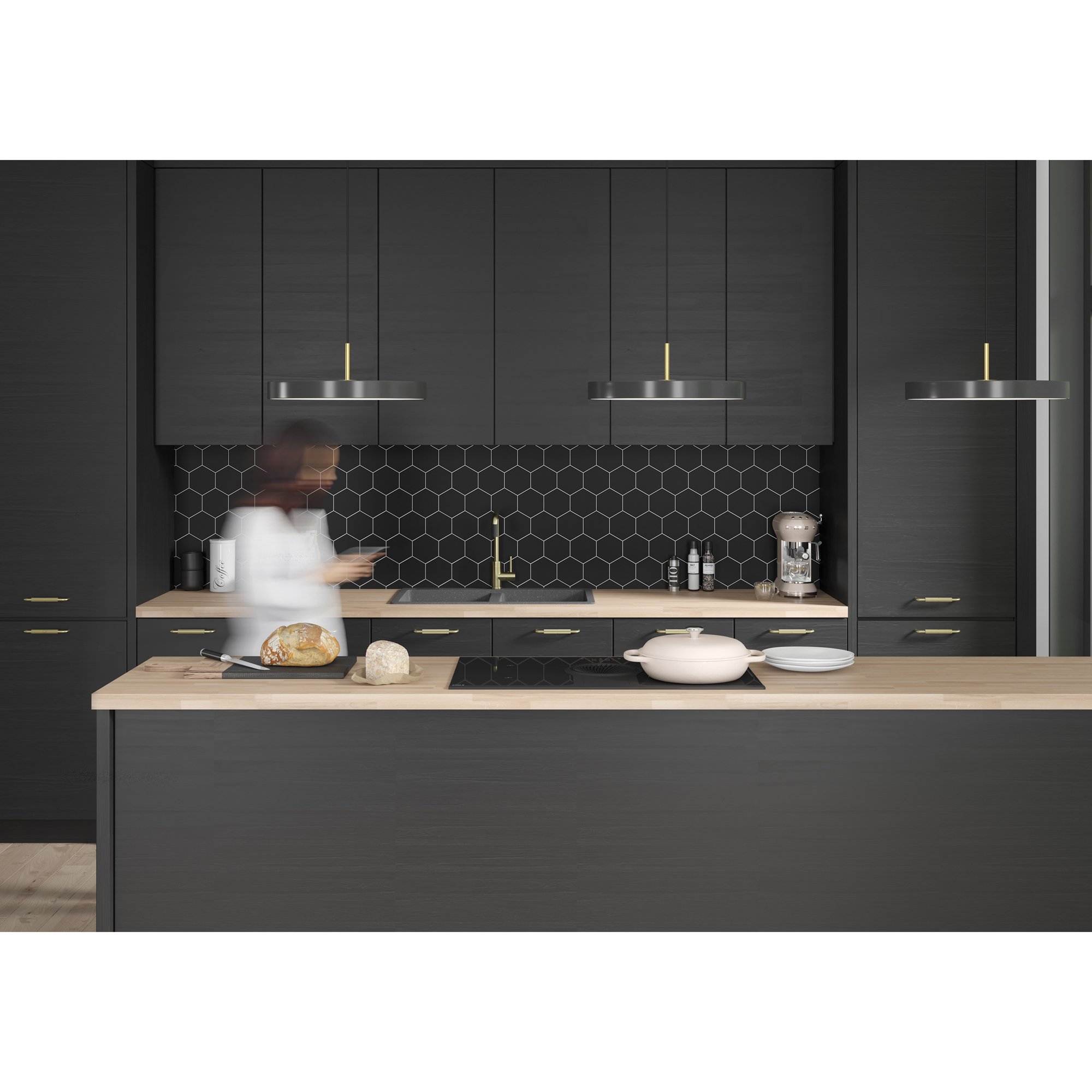 Benkeplate Fibo Heltre Eik
