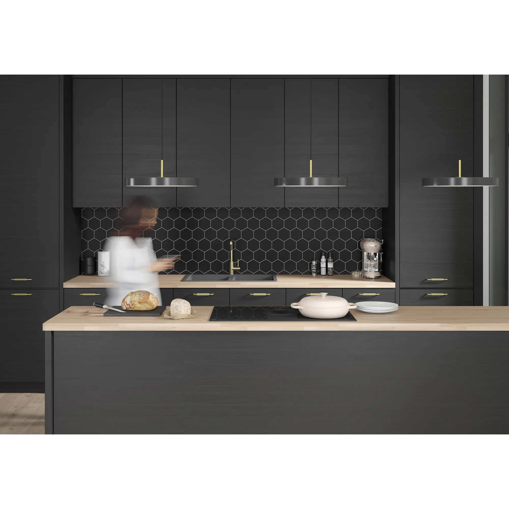 Benkeplate Fibo Heltre Eik