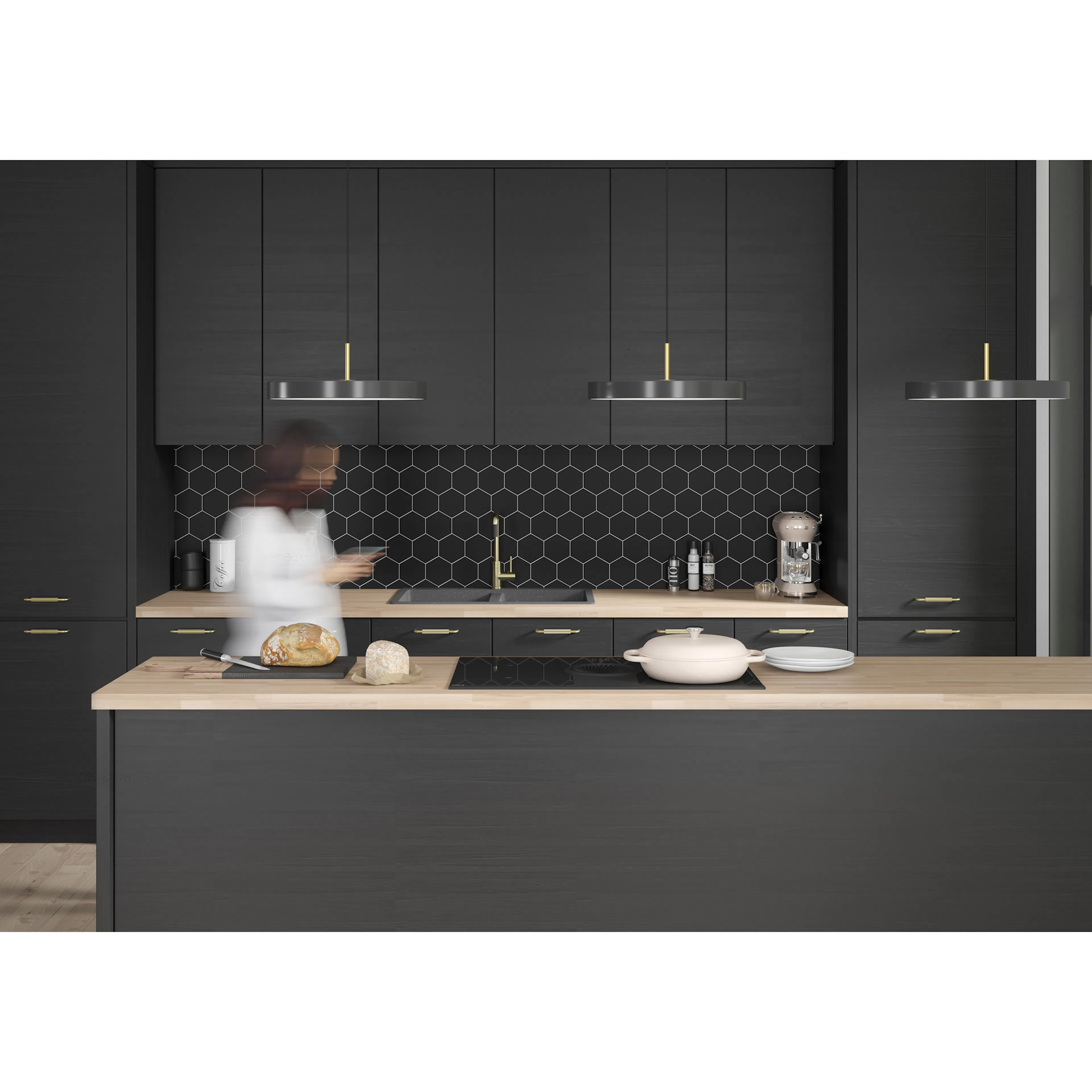 Benkeplate Fibo Heltre Eik