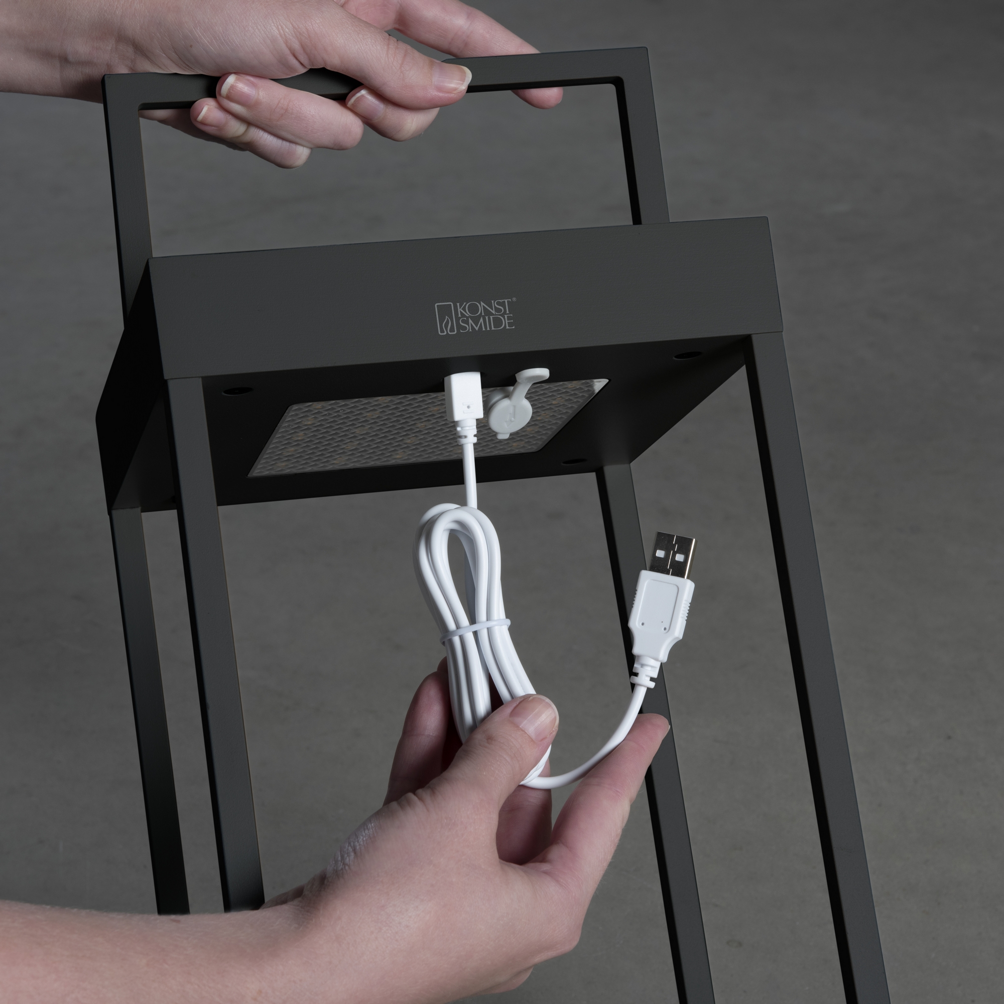 Lykt Gnosjö Konstsmide Portofino USB/Sol
