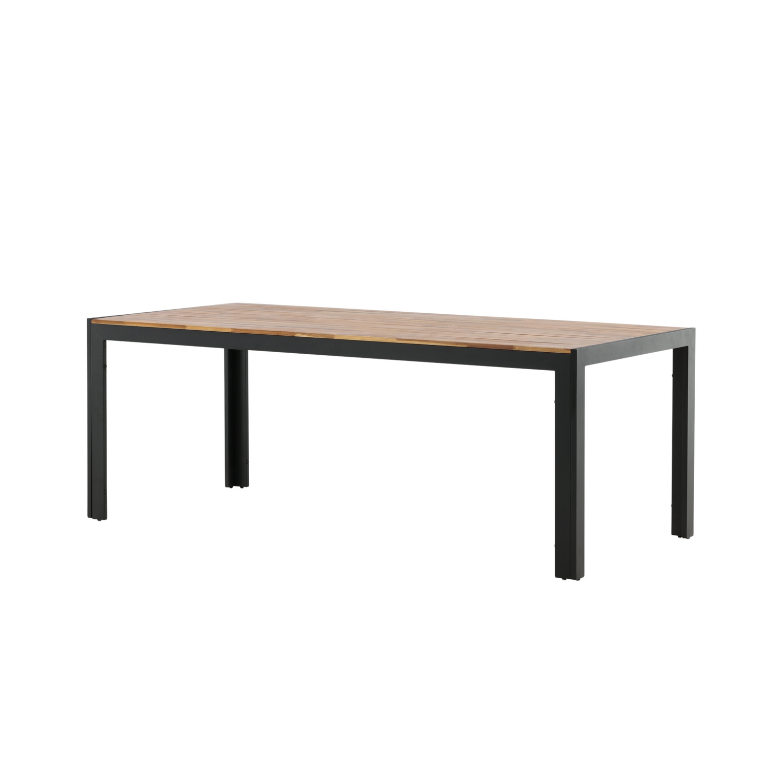 Bois Dining table 200*100cm  - Black Legs / Acacia Akacia/Sort