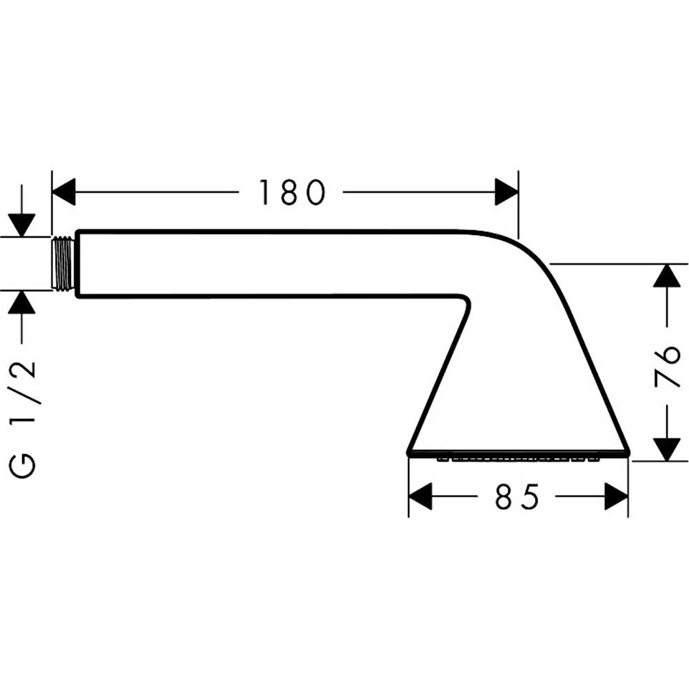 Handdusch Axor Showers/Front 85 1jet
