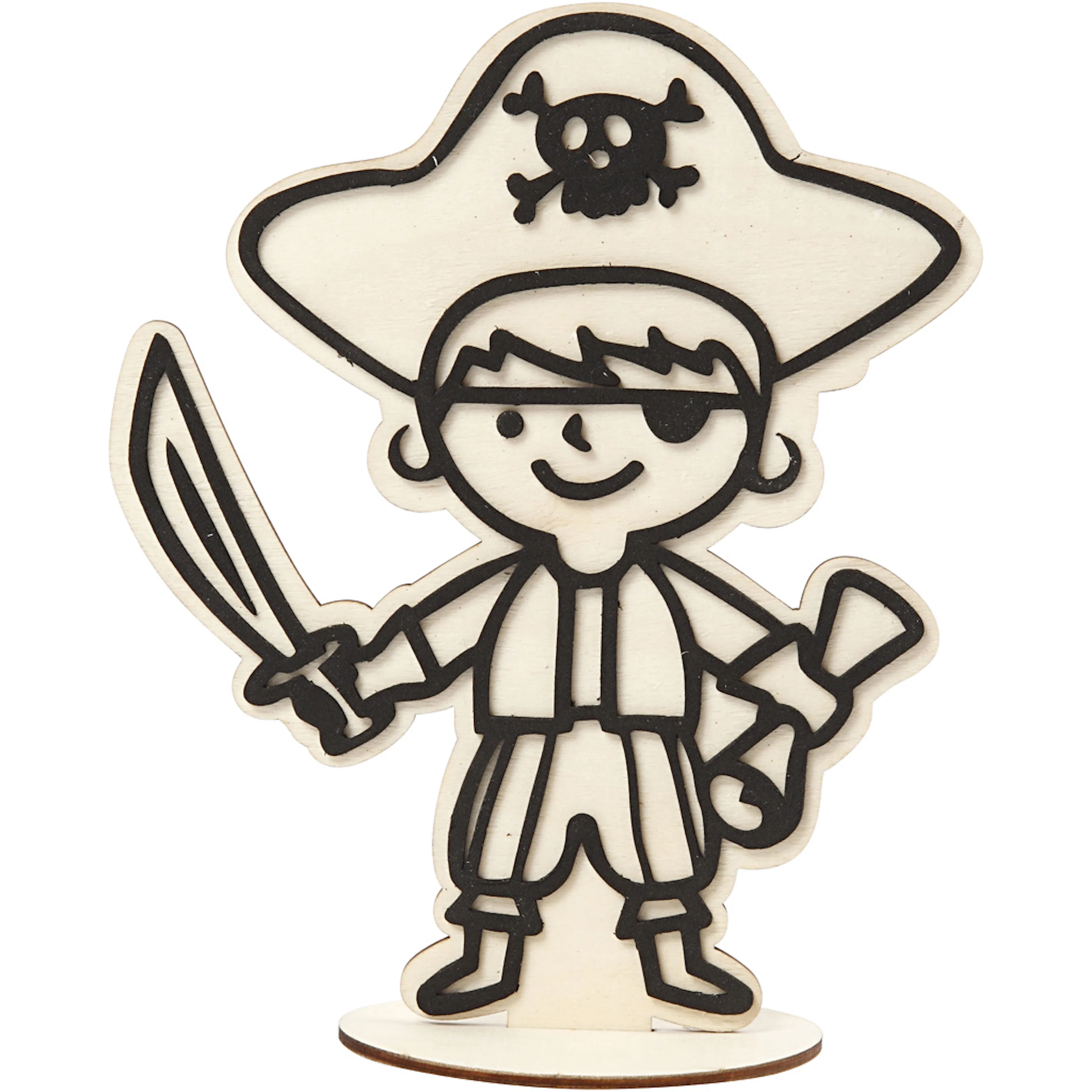 Dekorasjonsfigur Creativ Company H 19 cm Pirat