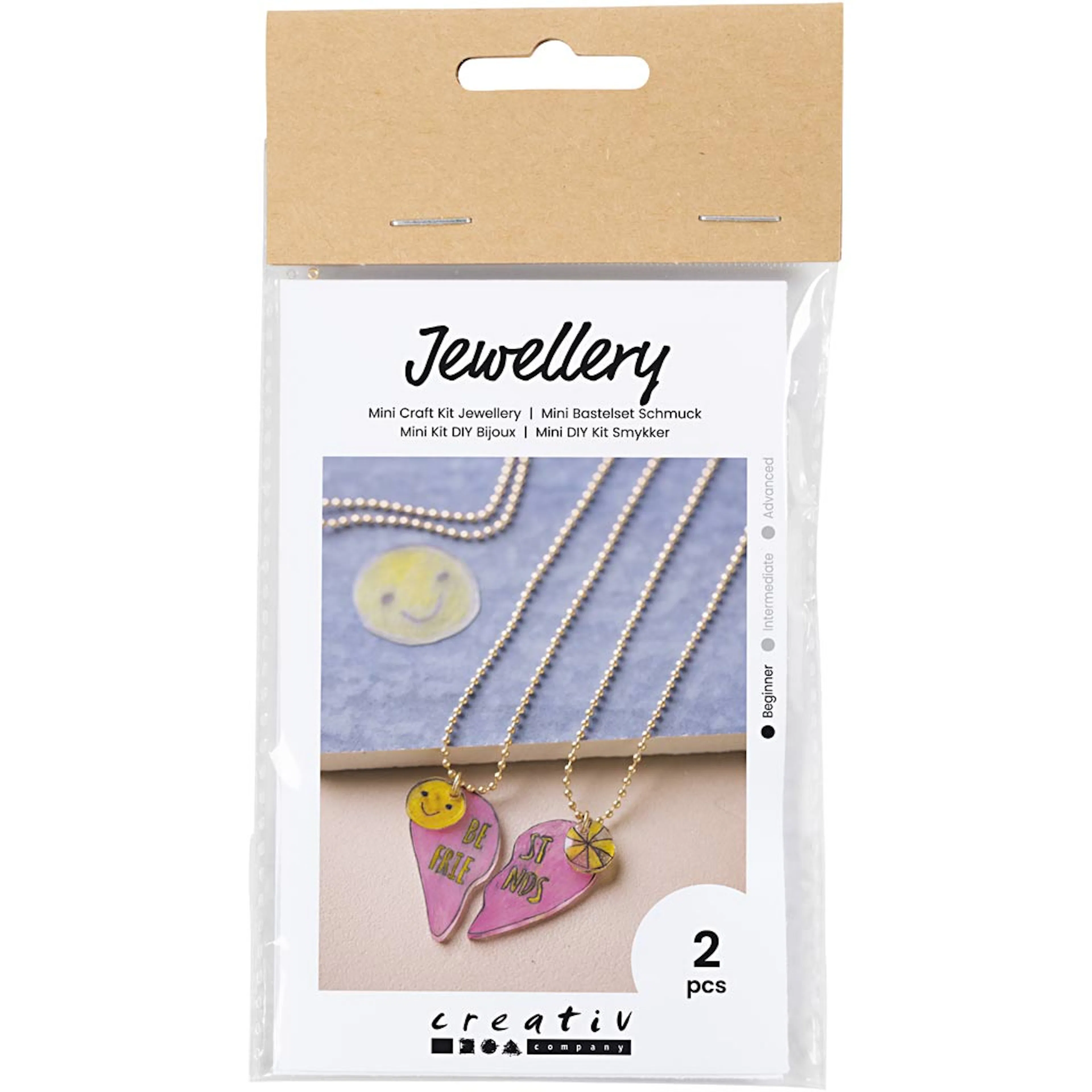 Smykker Creativ Company Mini DIY Kit Vennskapssmykke i Krympeplast