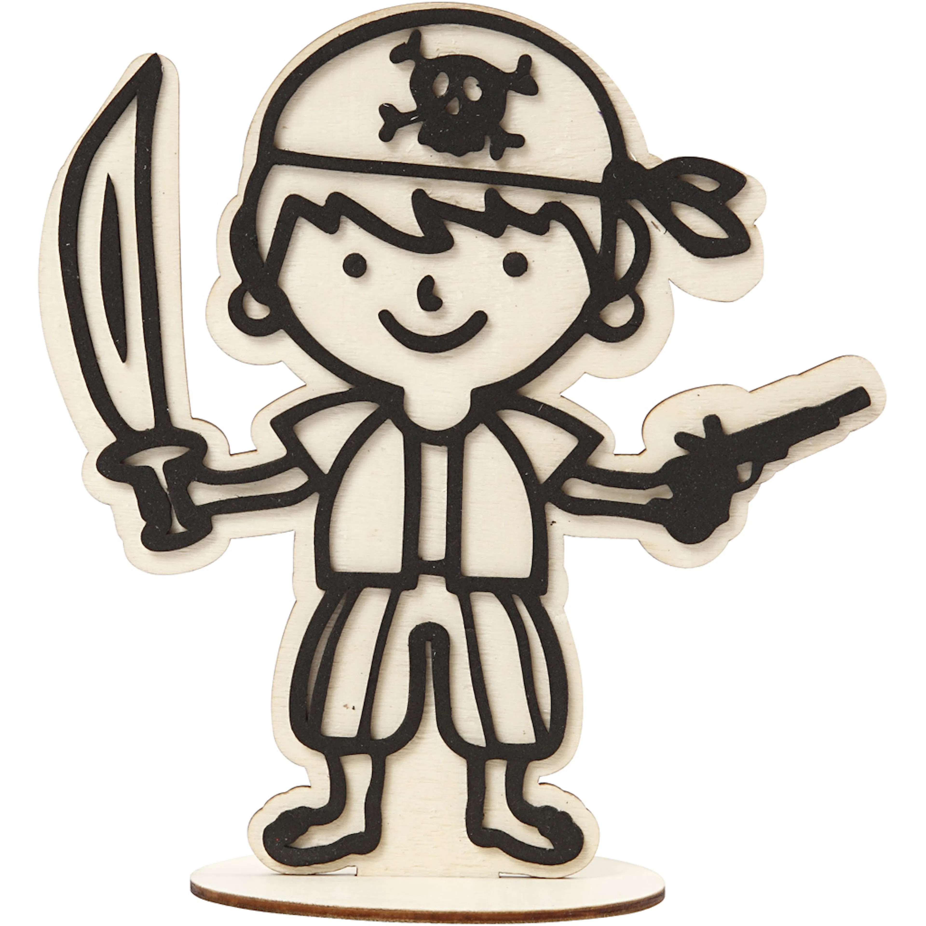 Dekorasjonsfigur Creativ Company H 17 cm Pirat