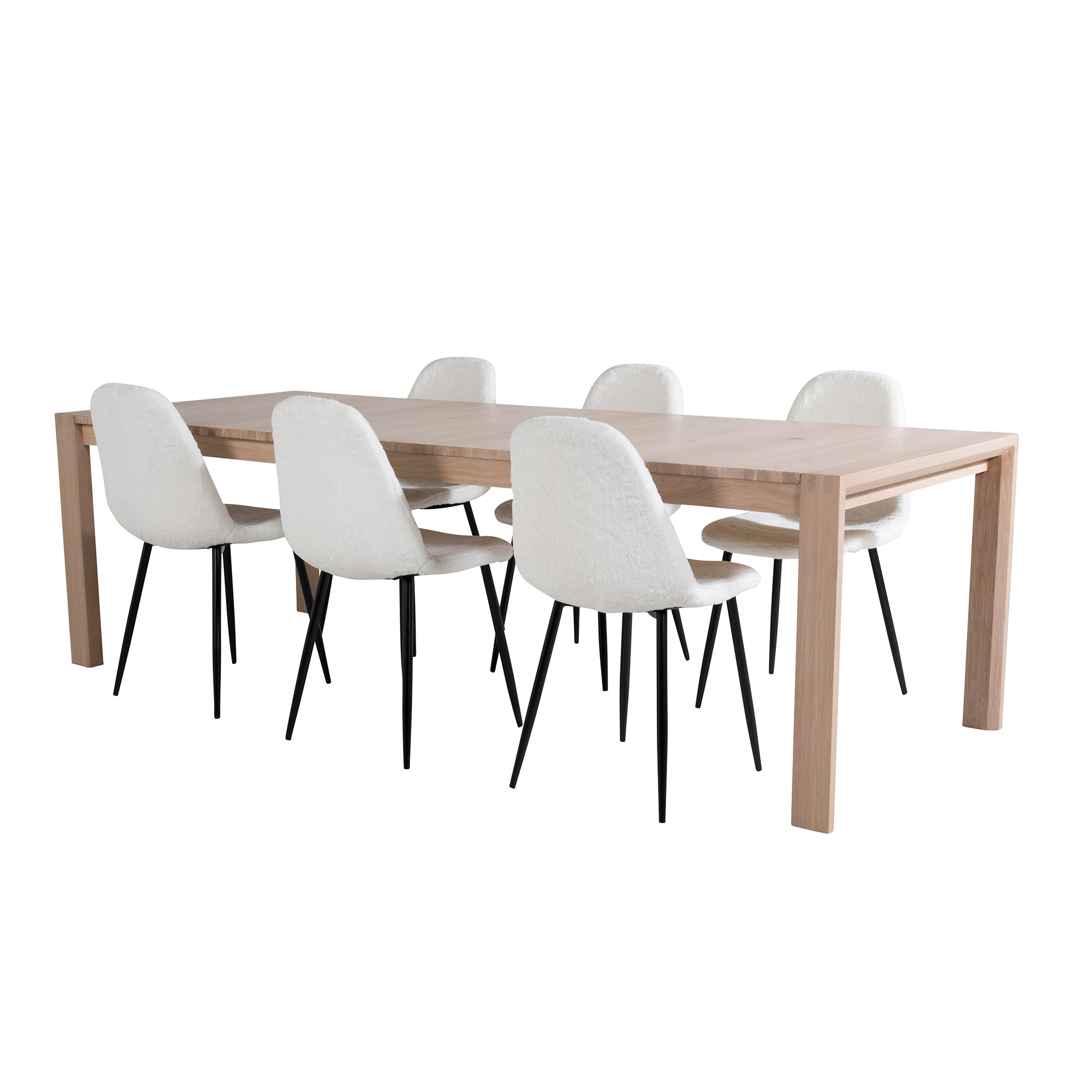 Spisegruppe Venture Home Shy med 6 Pooya Stoler