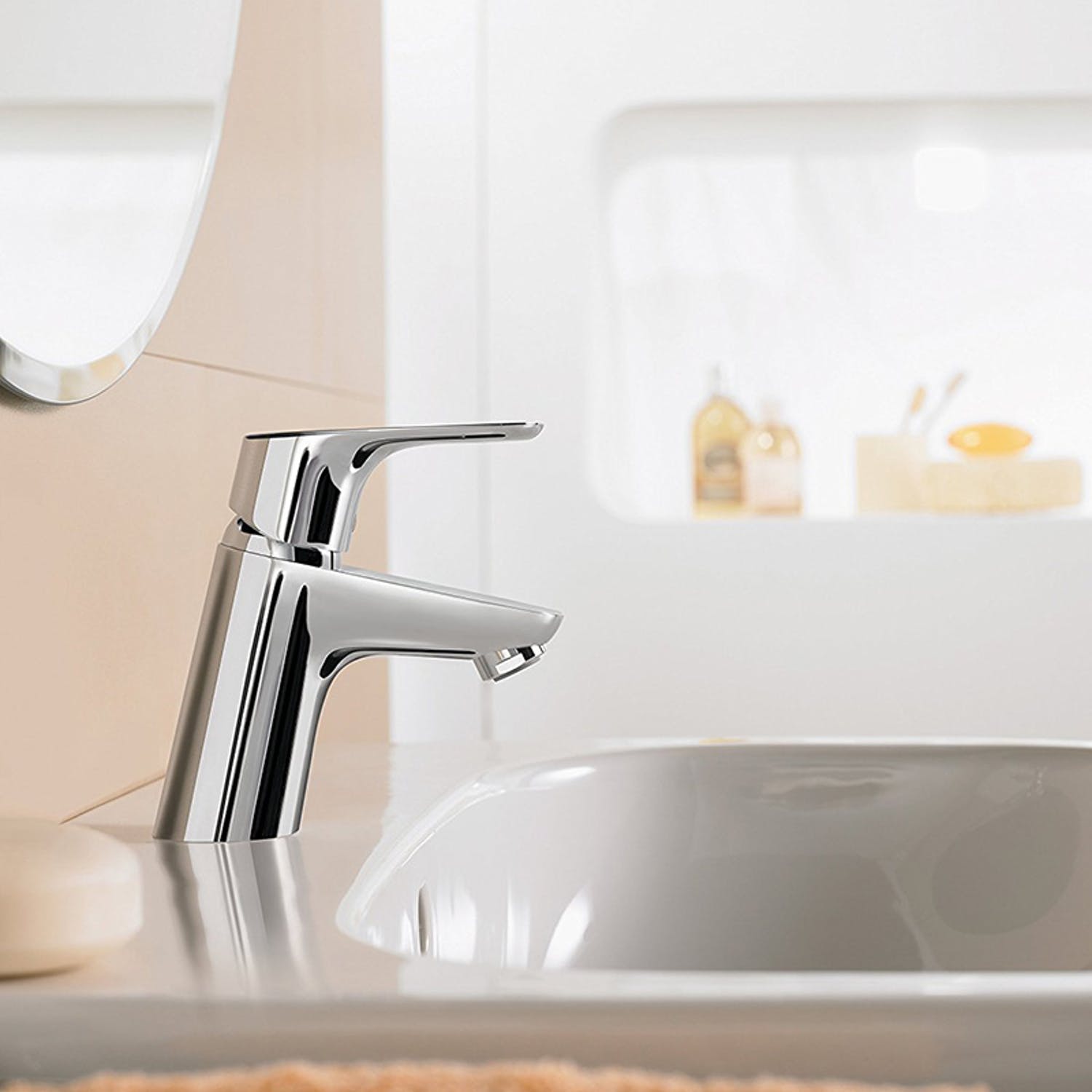 Servantbatteri Hansgrohe Focus 70 med Bidette
