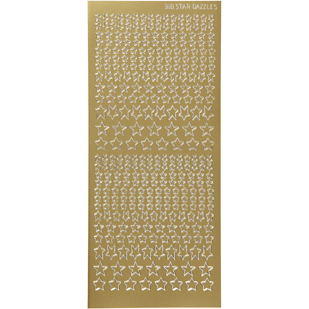 Stickers Creativ Company Stjerner 10x23 cm