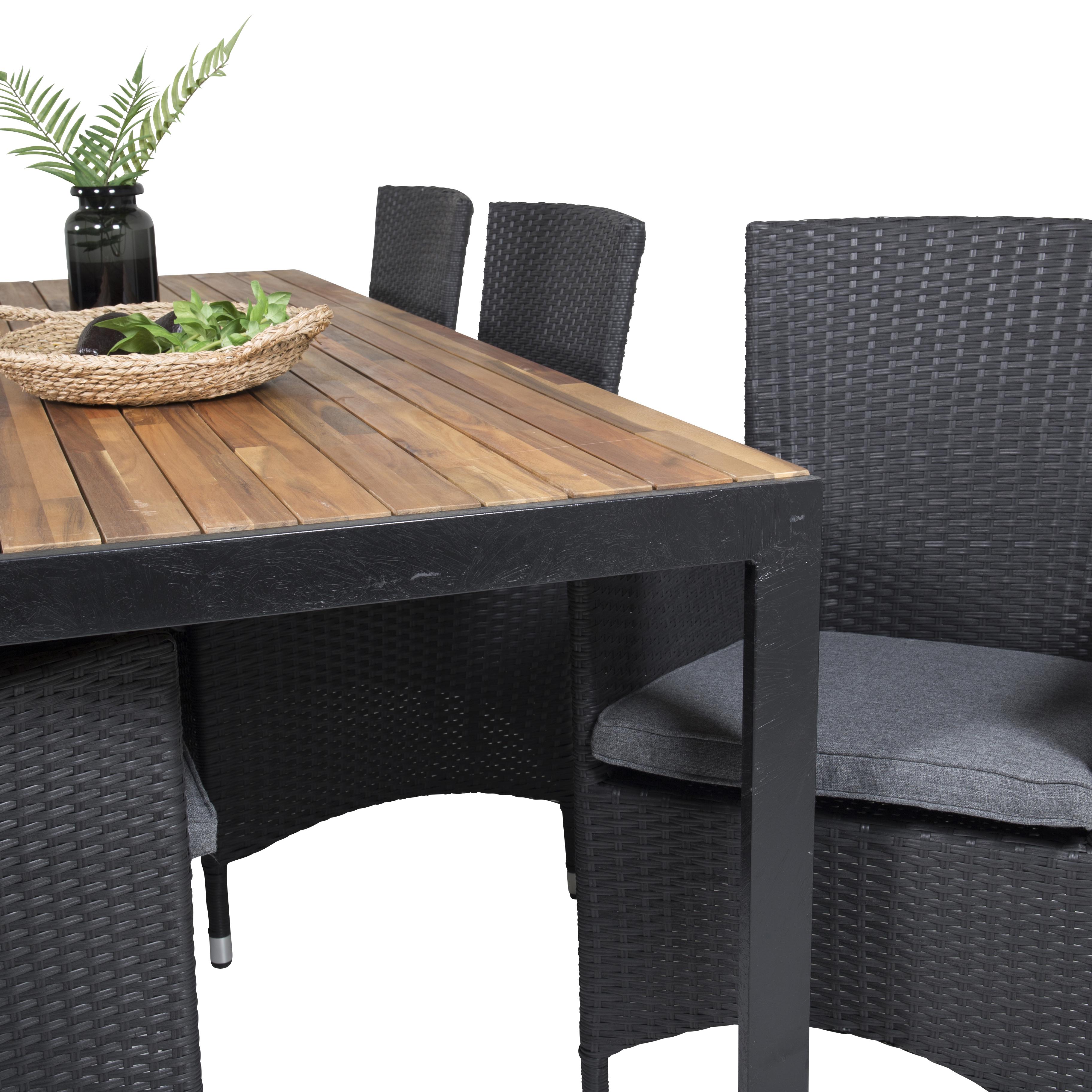 Spisegruppe Venture Home Bois med 6 Malin Stoler