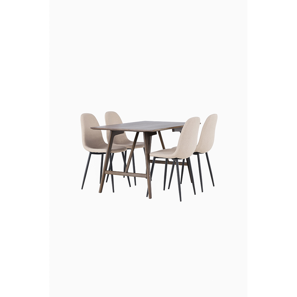 Spisegruppe Venture Home Kaseidon med 4 stk Polar Stoler