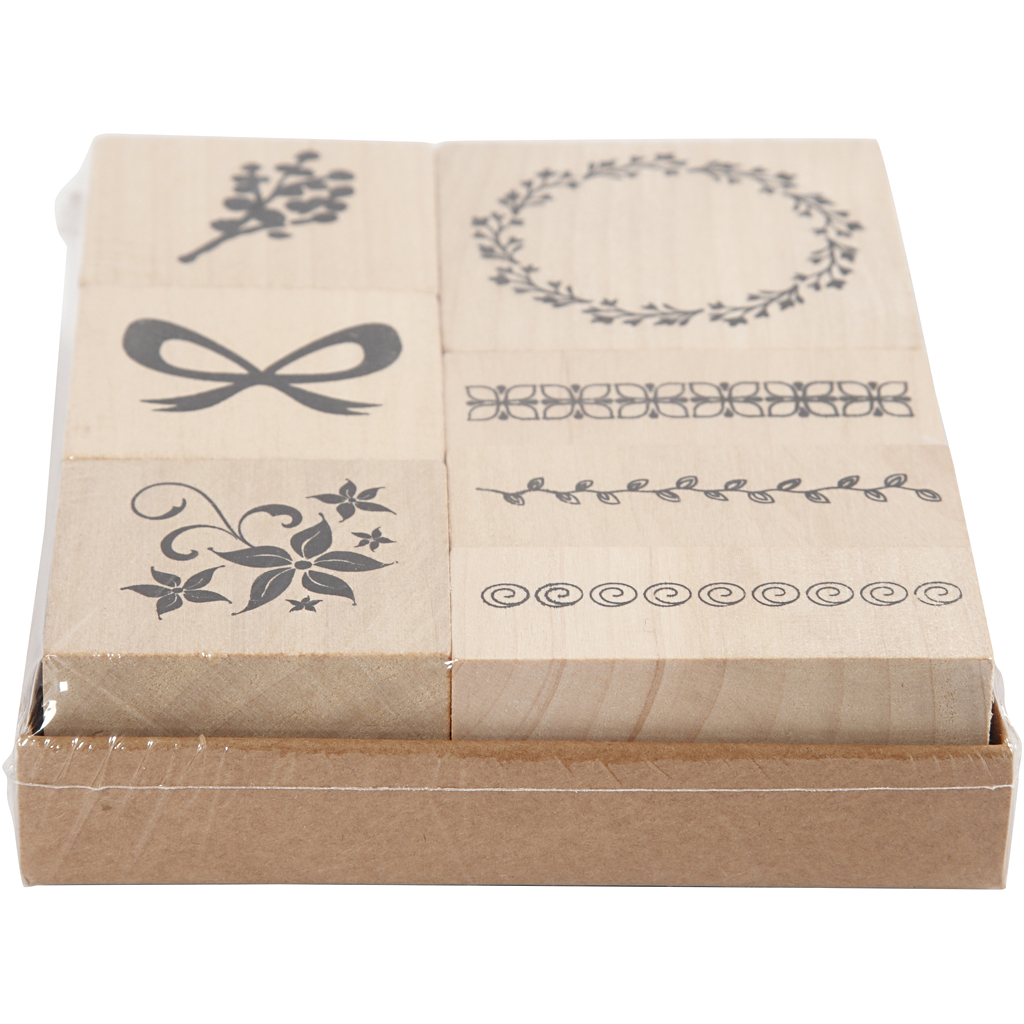 Stempelsett Creativ Company Natur 7 Mix