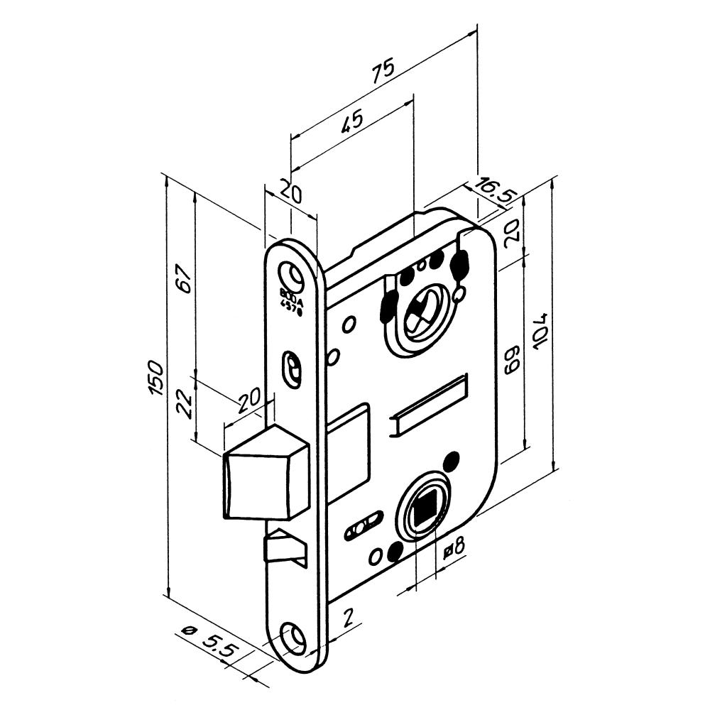Låskasse ASSA ABLOY 4570