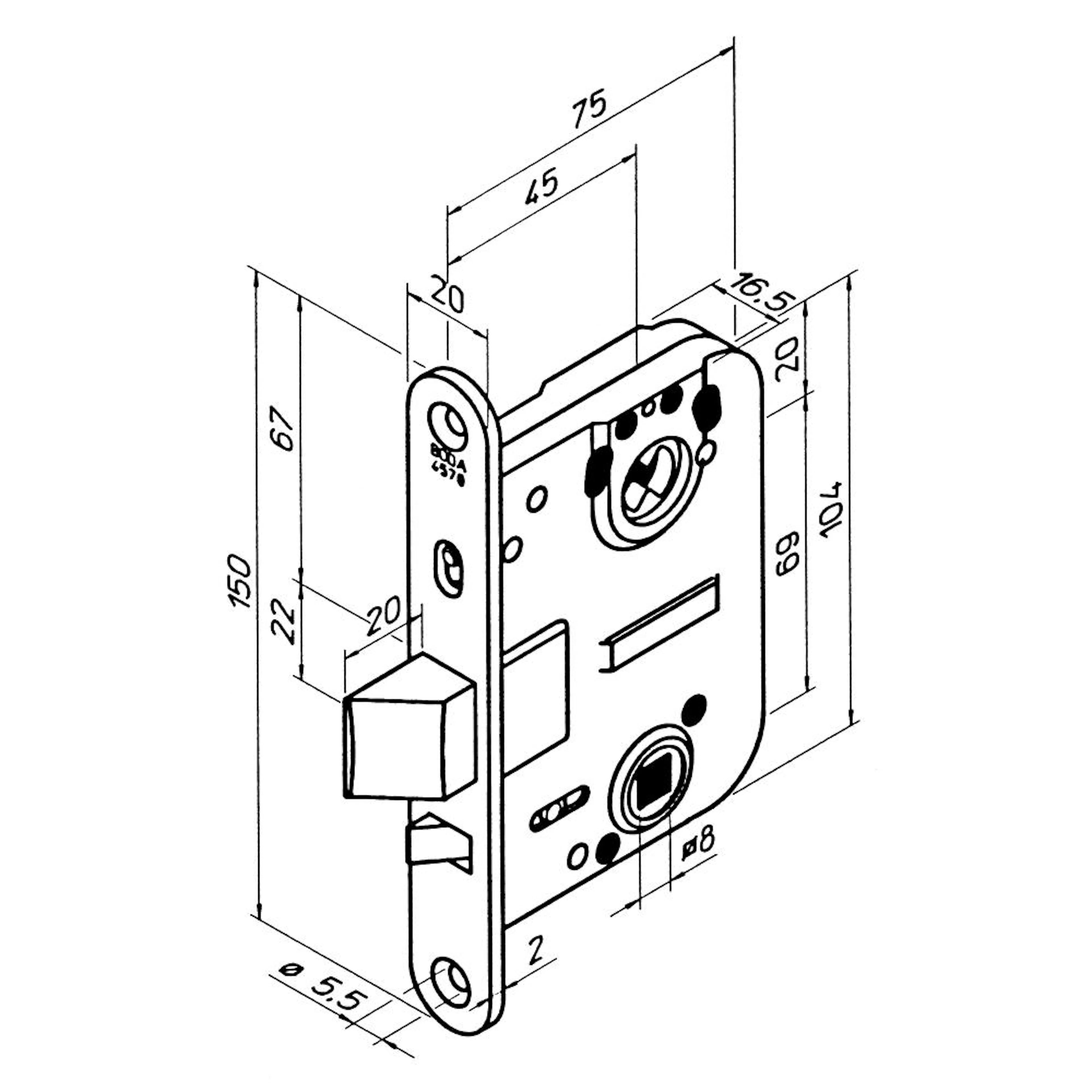 Låskasse ASSA ABLOY 4570