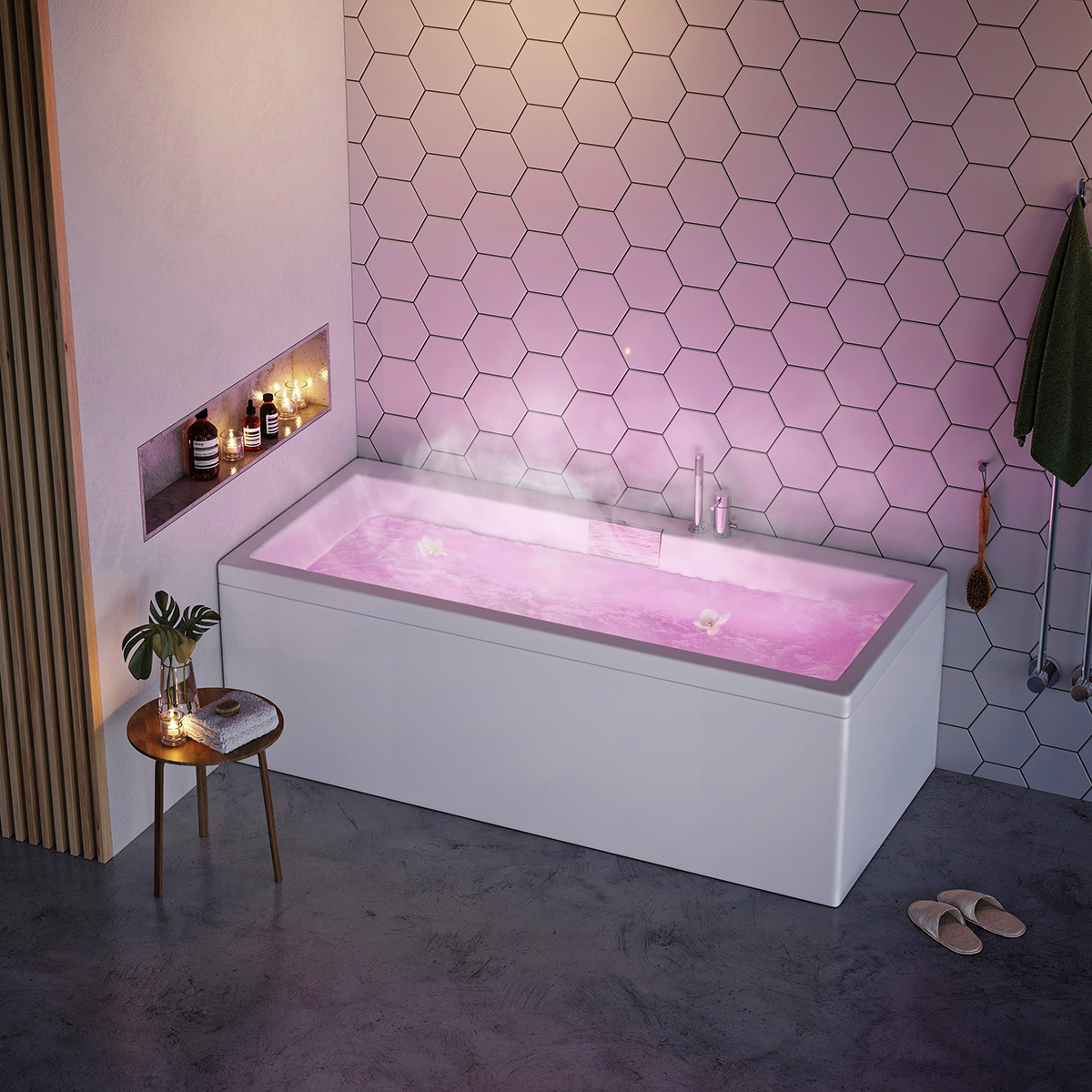 Ljus- och färgterapi Strømberg till Badkar