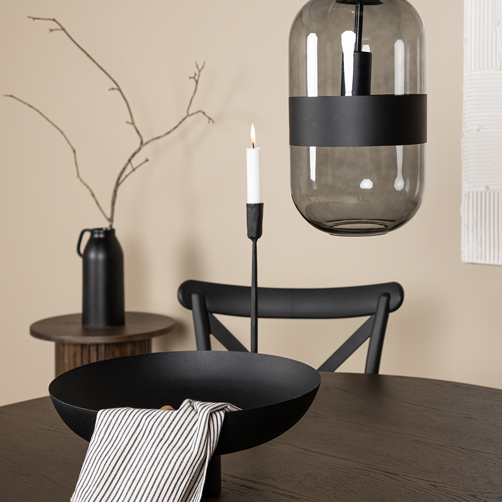 Spisegruppe furniture/fashion Stone Rund med 4 Crosett Stoler