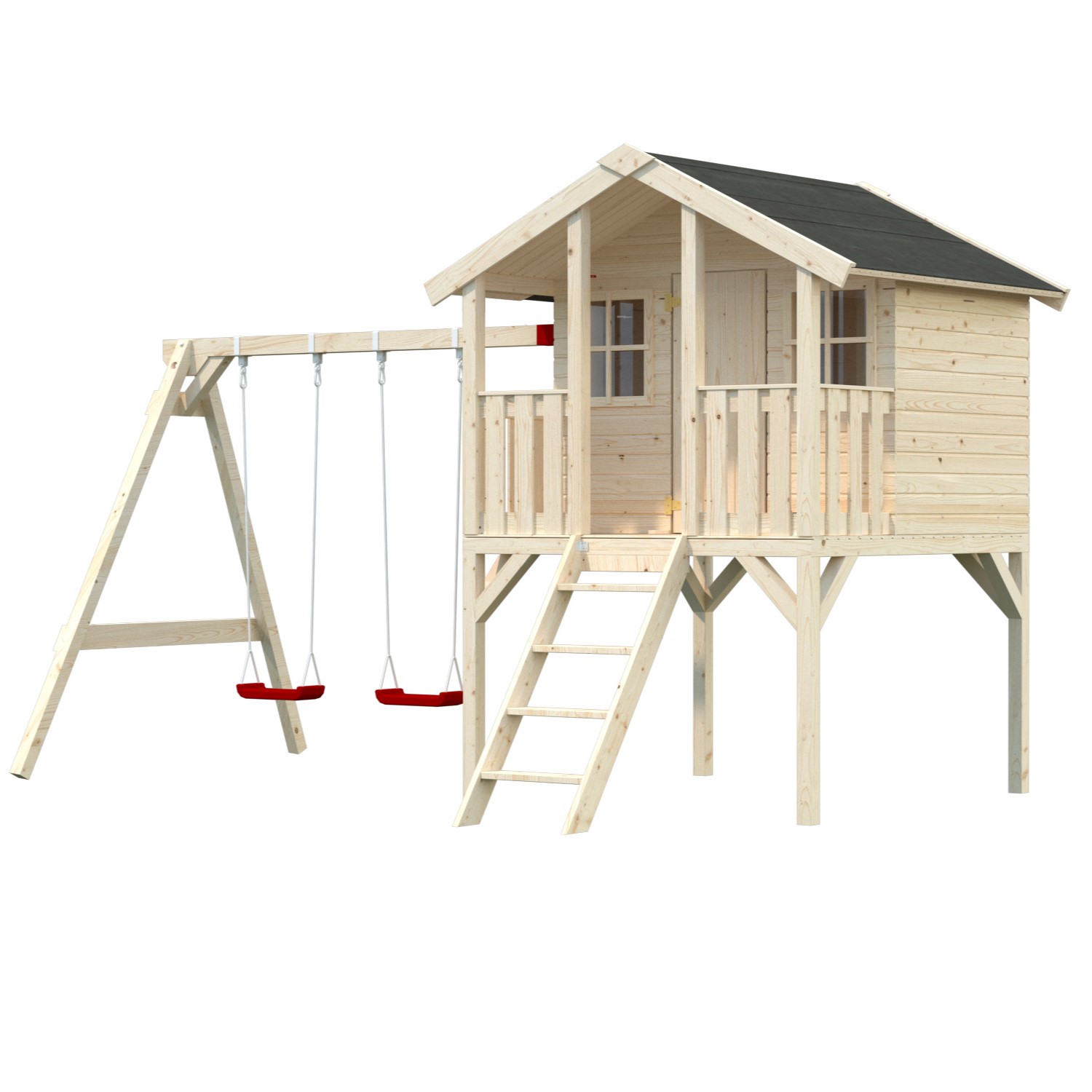 Lekehus Palmako Toby med Huskestativ 2,2 m2