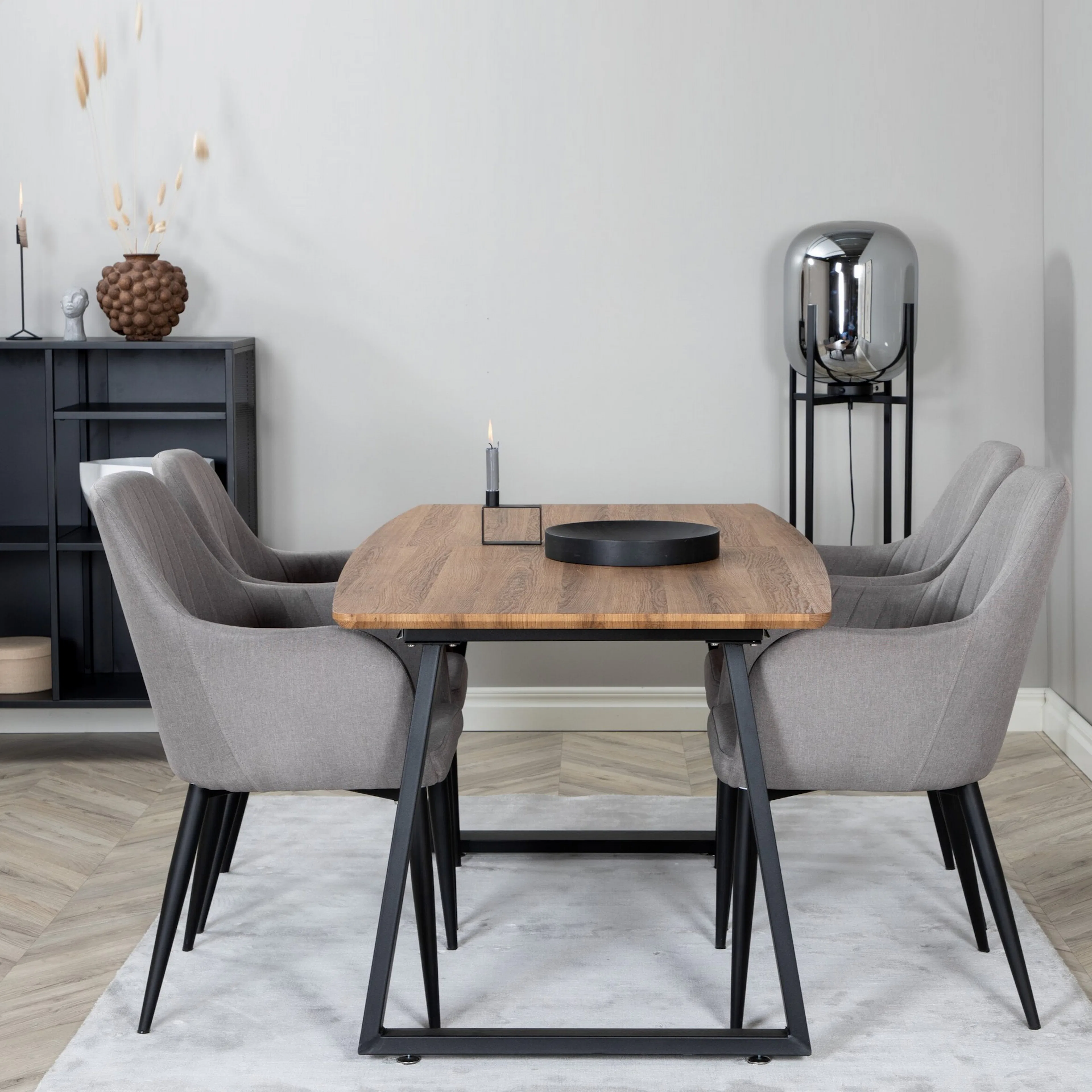 Spisegruppe Venture Home Inca med 4stk Comfort Stoler