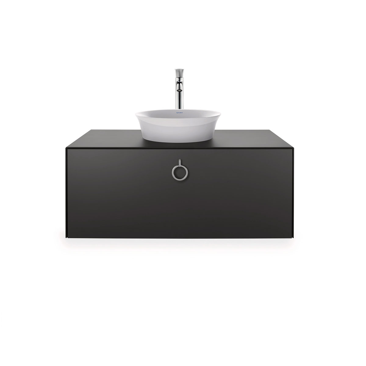 Tvättställ Duravit White Tulip för Placering på Bänkskiva Vit Högblank 430 mm