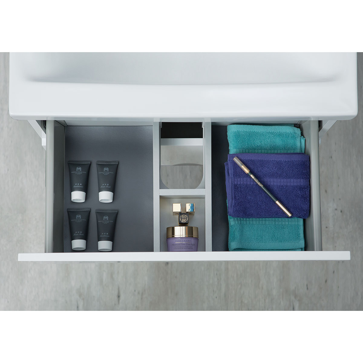 Tvättställsskåp 4AQUA Minimal Med 2 Lådor